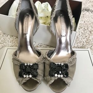 BCBG Maxazaria satin pump 8.5